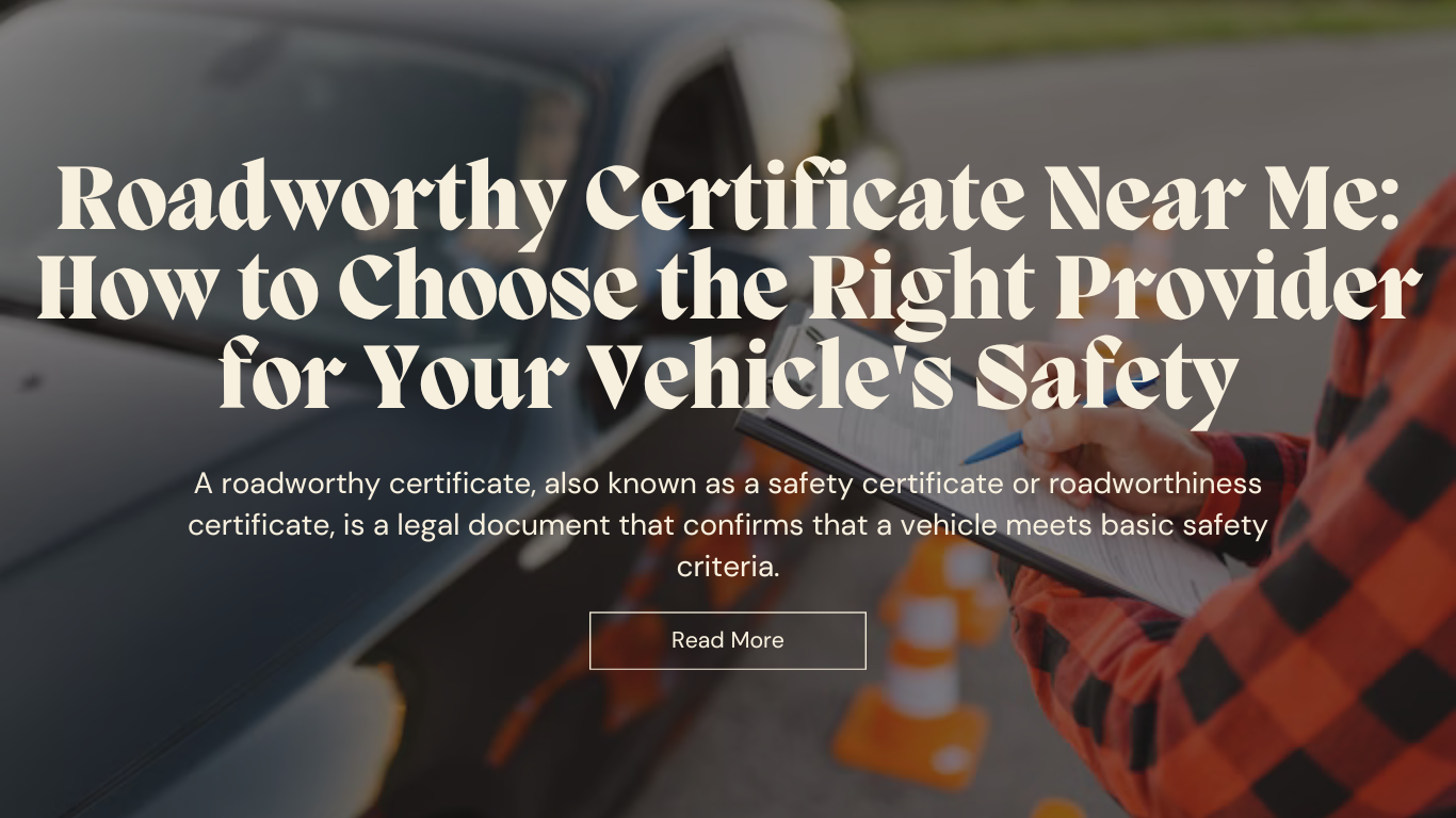 roadworthy certificate near me